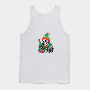 Christmas Skulls Tank Top